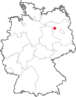 Karte Dreetz bei Neustadt, Dosse